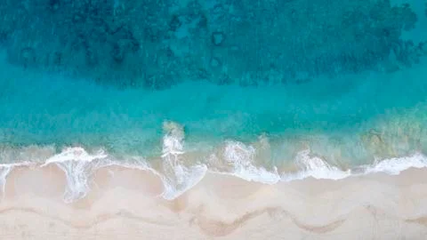 Beach from Above 스톡 사진
