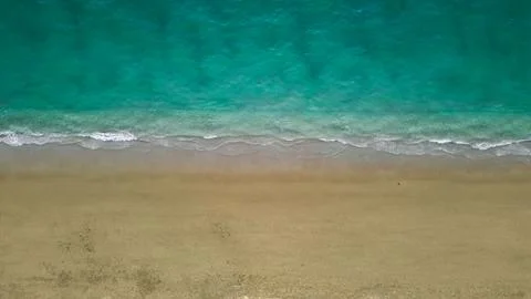 Beach from above Stock Photos