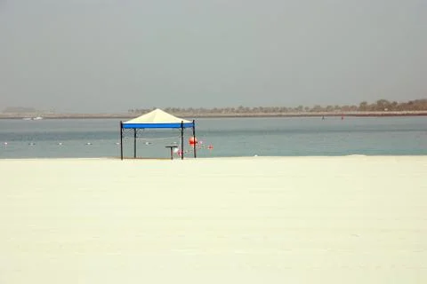 Beach in abu dhabi Stock Photos