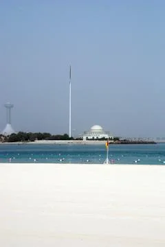 Beach in abu dhabi Stock Photos