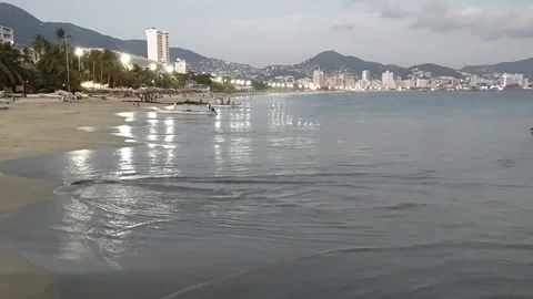 Beach at acapulco Stock Footage 257718055