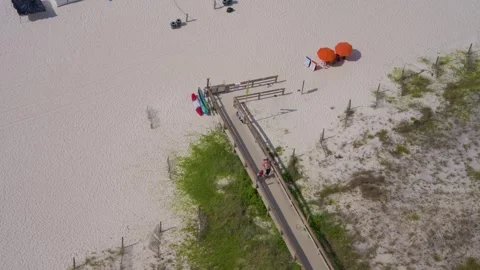 Beach Access Area Gulf Shores Orange Beach Stock Footage 339023690