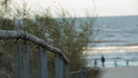 Beach Access Baltic Sea Usedom Stockbeeldmateriaal 141429155