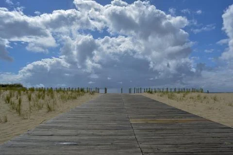Beach Access Stock Photos