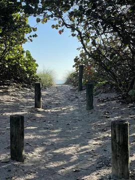 Beach Access. Stock Photos