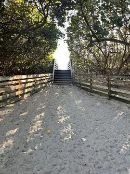 Beach Access. Stock Photos