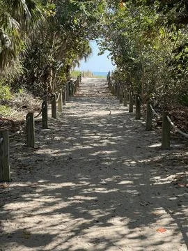 Beach Access. Stock Photos