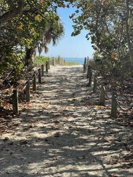 Beach Access. Stock Photos