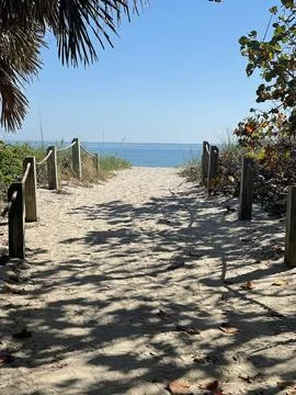 Beach Access Stock Photos