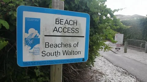 Beach Access Sign 動画素材 997275