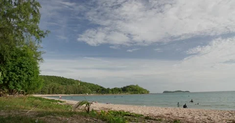 Beach activities, Unrecognizable people on the beach. Stock Footage 278148295