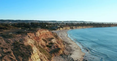 Beach Adelaide orbit sunset 4K Stock Footage 102476643