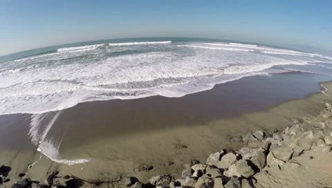 Beach Aerial Stock Footage 34274717