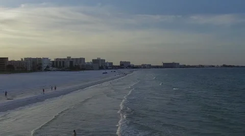 Beach Aerial Video stock 65165735