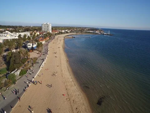 Beach aerial Stock Footage 78400140