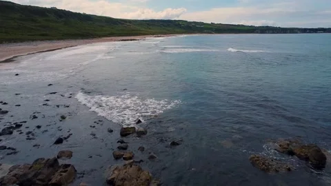 Beach aerial Stock Footage 211804147