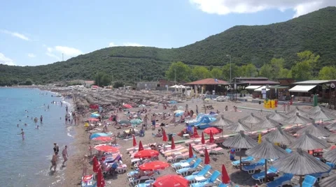 Beach aerial view Stock Footage 46667287