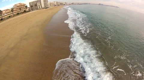 Beach aerial view Stock Footage 53077158