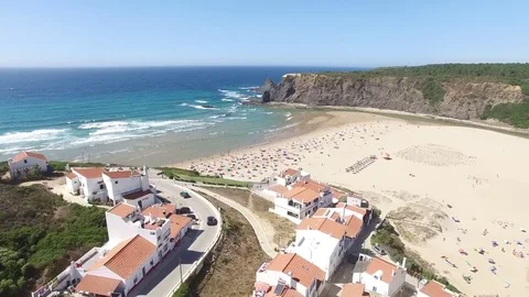 Beach aerial view Stock Footage 81215639