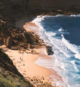 Beach aerial view Stock Photos