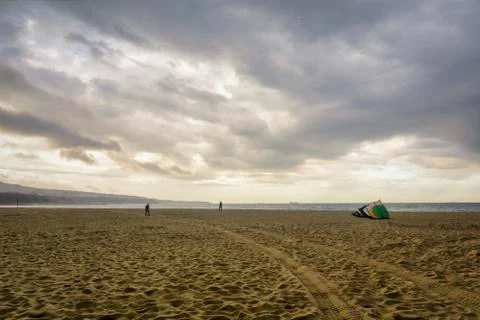 Beach after the storm Stock Photos