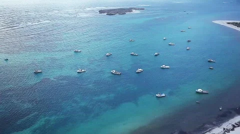Beach from the air Video stock 802535