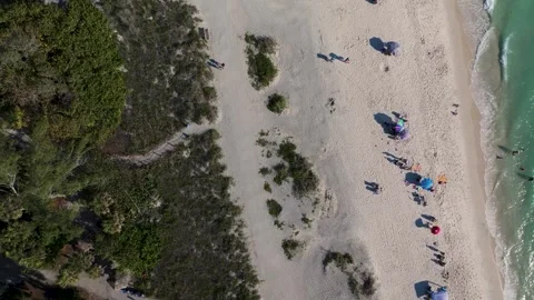 Beach from the air Vidéo 251992422