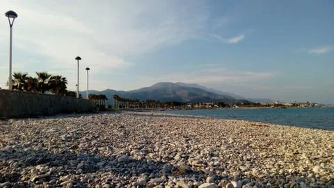 Beach of Alcanar Stock Photos