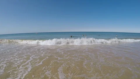 Beach in the Algarve Видео 105261737