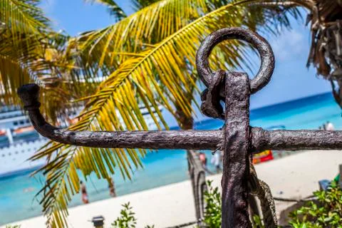 Beach Anchor Stock Photos