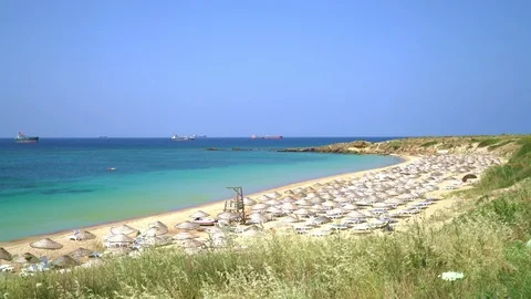 Beach and beach 動画素材 113127868