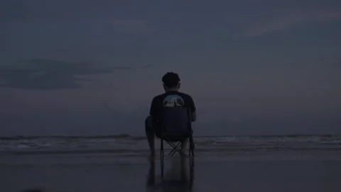 Beach and boy Video stock 219471618