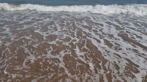 Beach and calm waves Stock Footage 231763899
