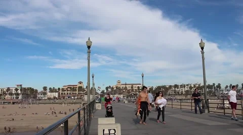 Beach and Clouds, Time Lapse 2 Stock Footage 46969979