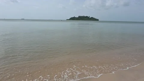 Beach and island Video stock 229542388