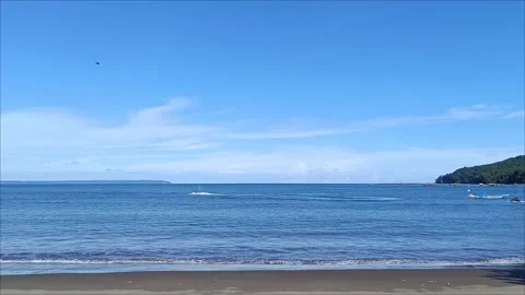 Beach and jetski Stock Footage 275261327
