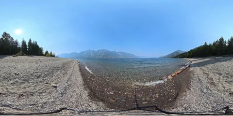 Beach and lapping waves 2 Stock Footage 317404771