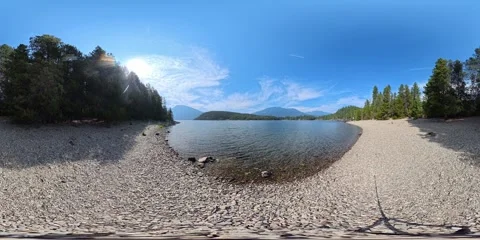 Beach and lapping Waves 5 Stock Footage 317405475