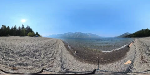 Beach and lappings waves 3 Stock Footage 317404847