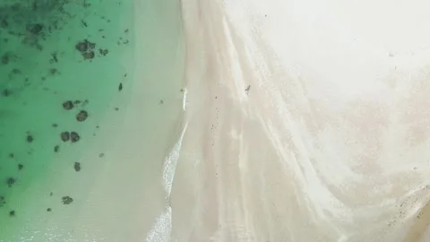 Beach and Ocean from the top Stock Footage 270167654