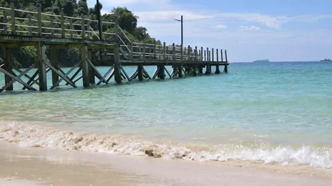 Beach and A Pier 動画素材 269345458