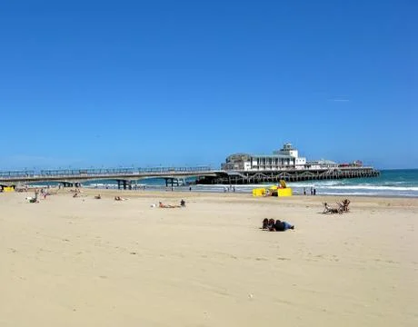 Beach and Pier Stock Photos