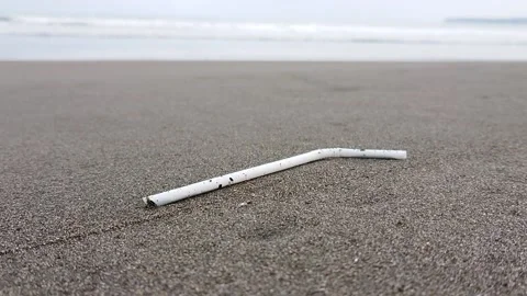 Beach and Plastic Stock Footage 232867344
