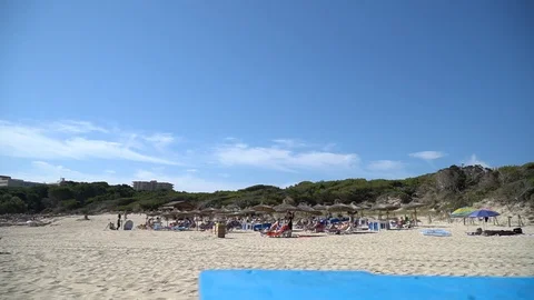 Beach and sand Stock Footage 128347746