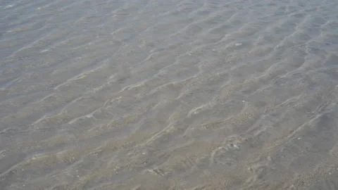 Beach and sand wave background. Summer vacation and nature Stock Footage 147096031