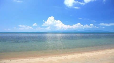 Beach and sea Stock Footage 10809573