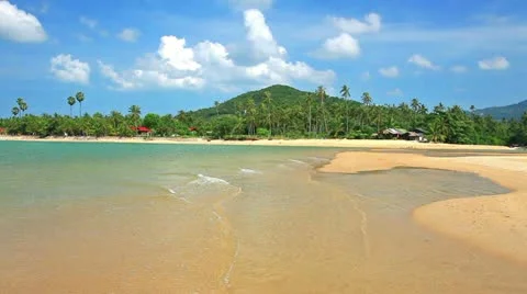 Beach and sea Stock Footage 10809583