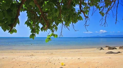 Beach and sea Stock Footage 10809716