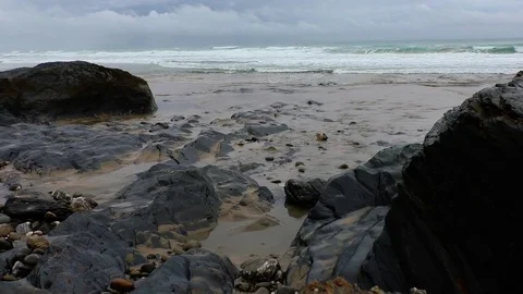 Beach and sea Stock Footage 85423217