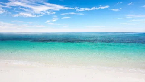 Beach and sea Stock Footage 129205601